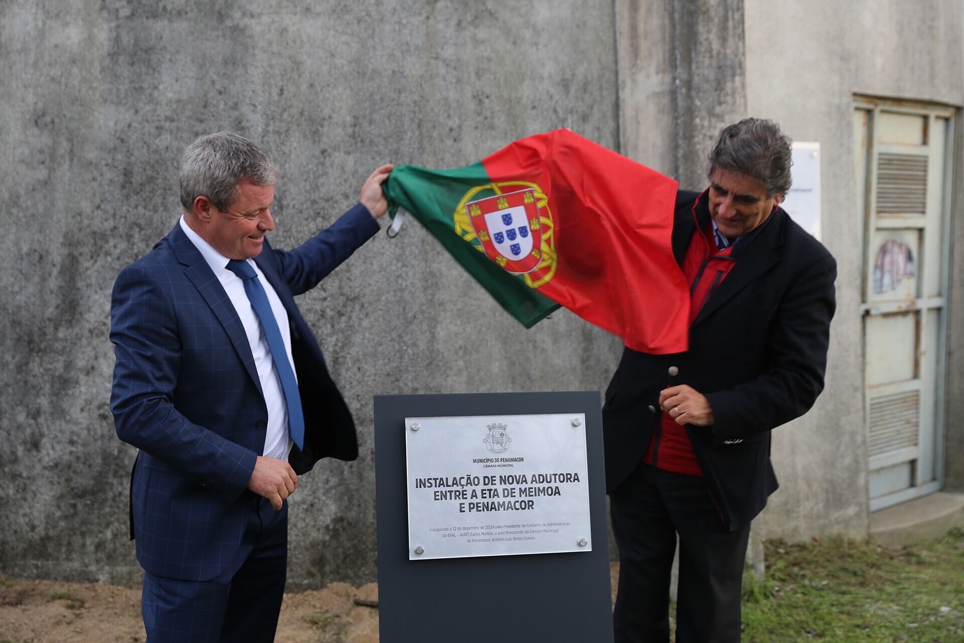 Obras de instalação da nova adutora que liga a ETA de Meimoa a Penamacor inauguradas
