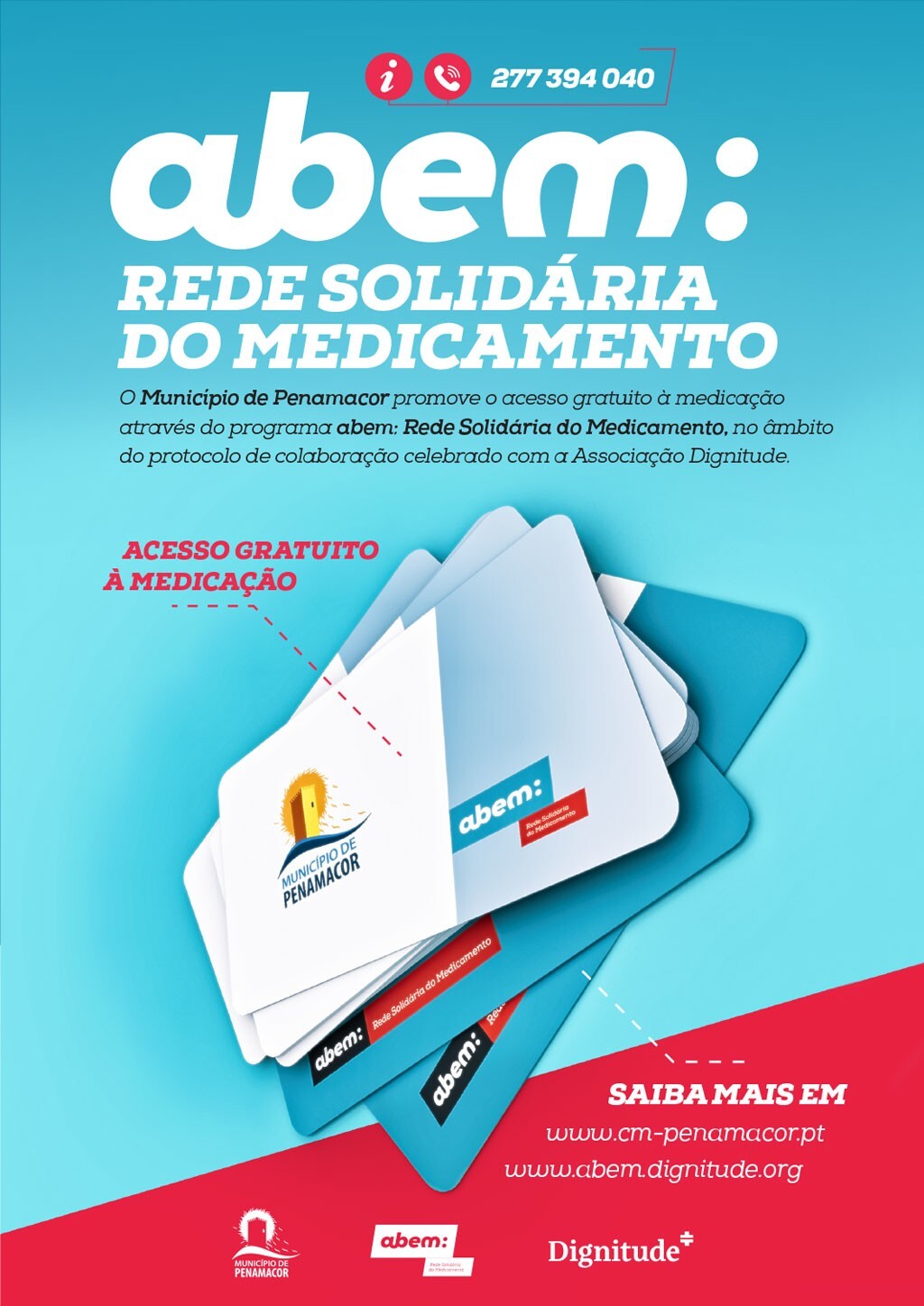 Cartaz Abem Rede Solid&aacute;ria do Medicamento